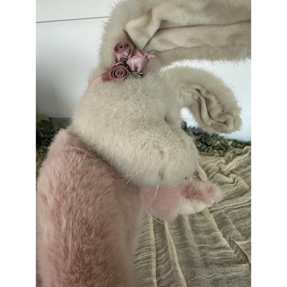 Boyd's Bears LADY PEMBROOKE Archive collection JOINTED Pink Plush Rabbit Stuffed - Picture 10 of 10